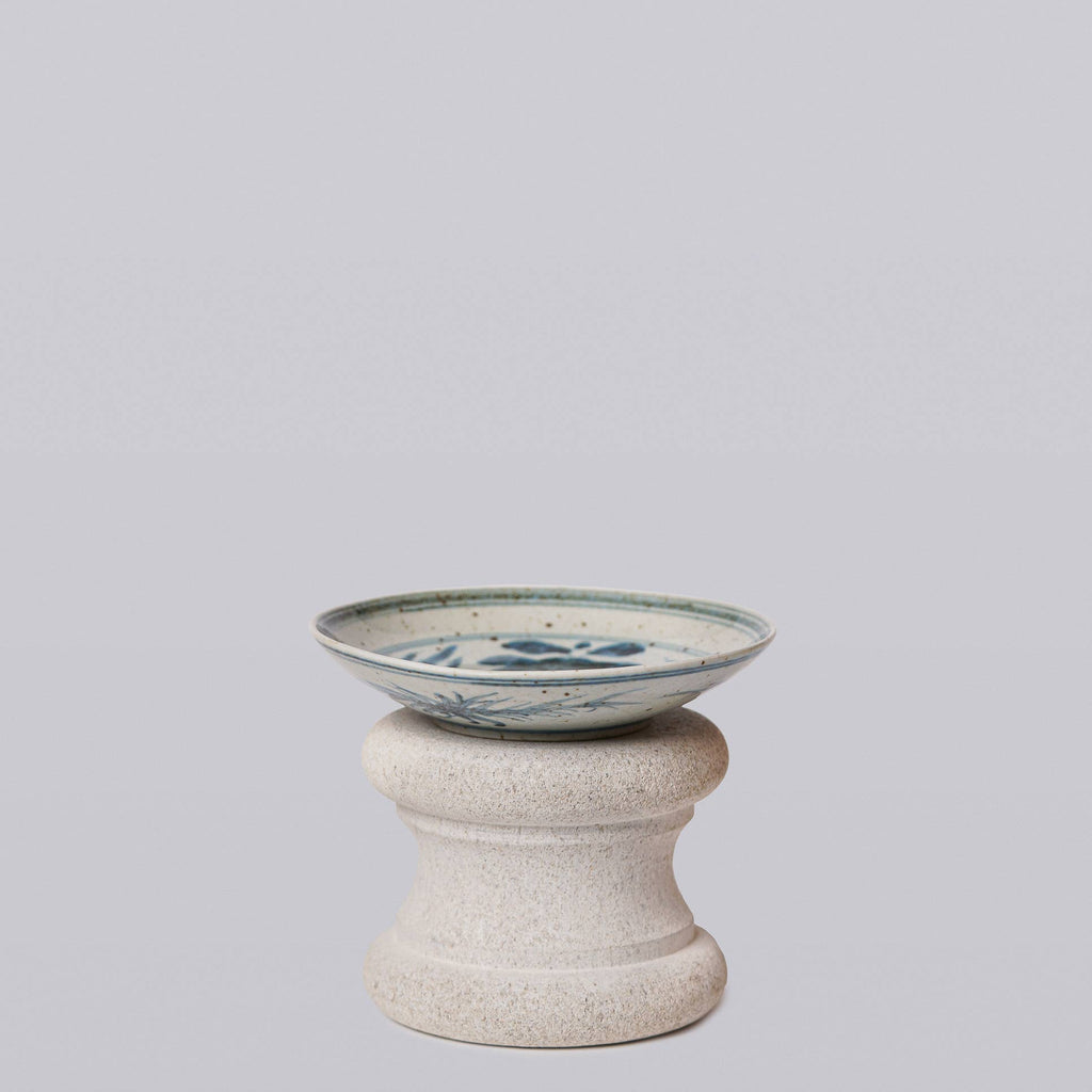 Blue and White Porcelain Floral Bouquet Bowl