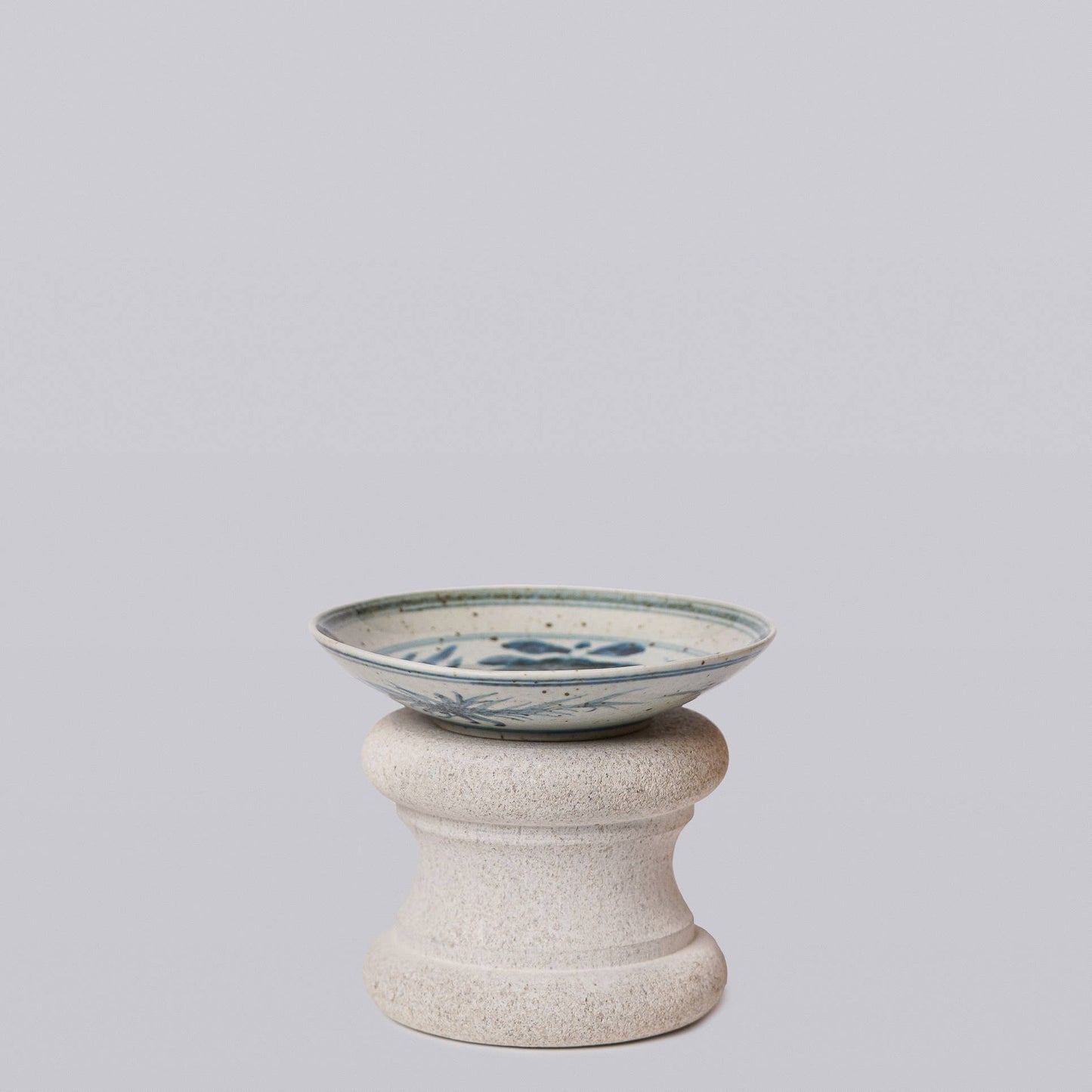Blue and White Porcelain Floral Bouquet Bowl