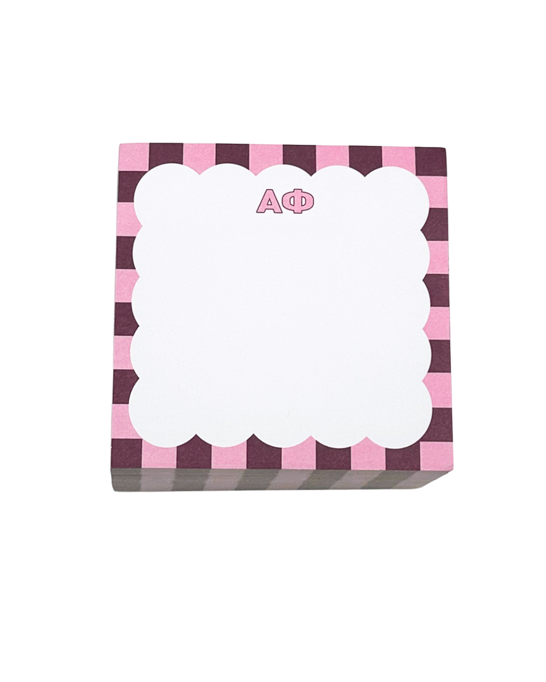 Sorority Scallop Note Cube