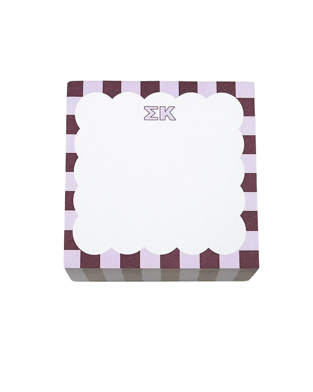 Sorority Scallop Note Cube