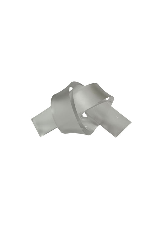 Frosted Lucite Knot - Large