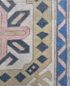 Green Blue Oushak Runner