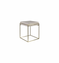 Ivory Burl Accent Table