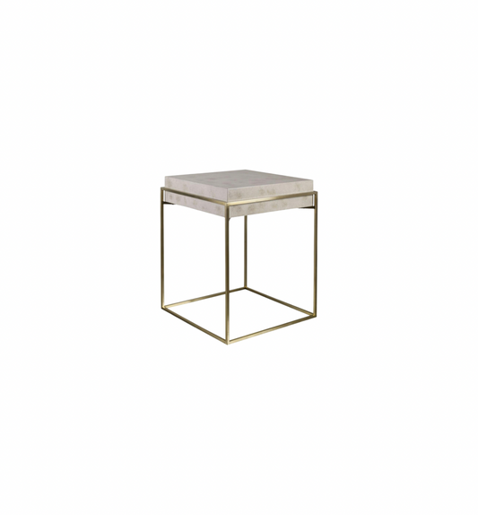 Ivory Burl Accent Table