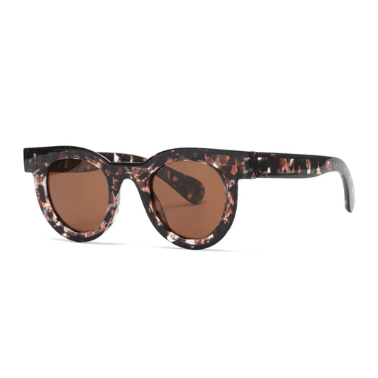 Milo Sunglasses - Crackled Brown