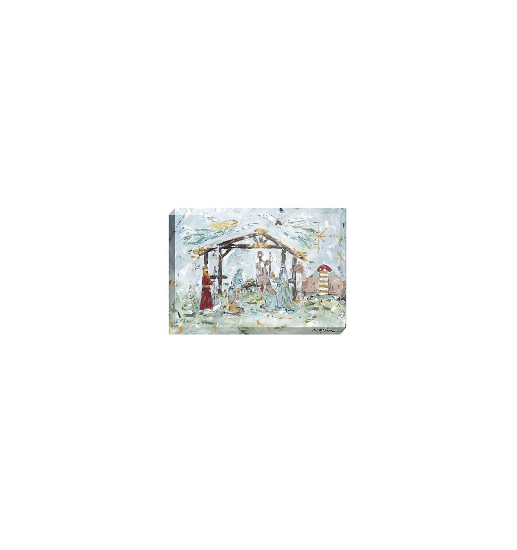 Nativity Acrylic Block by Chelsea McShane