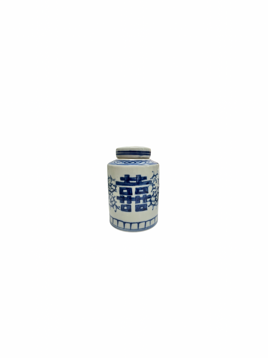 Double Happiness Tea Jar