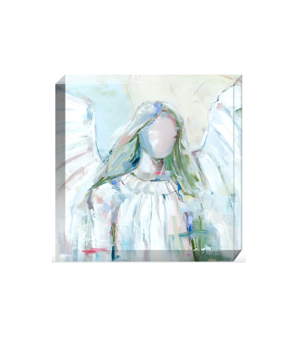 To Protect You Angel Acrylic Block